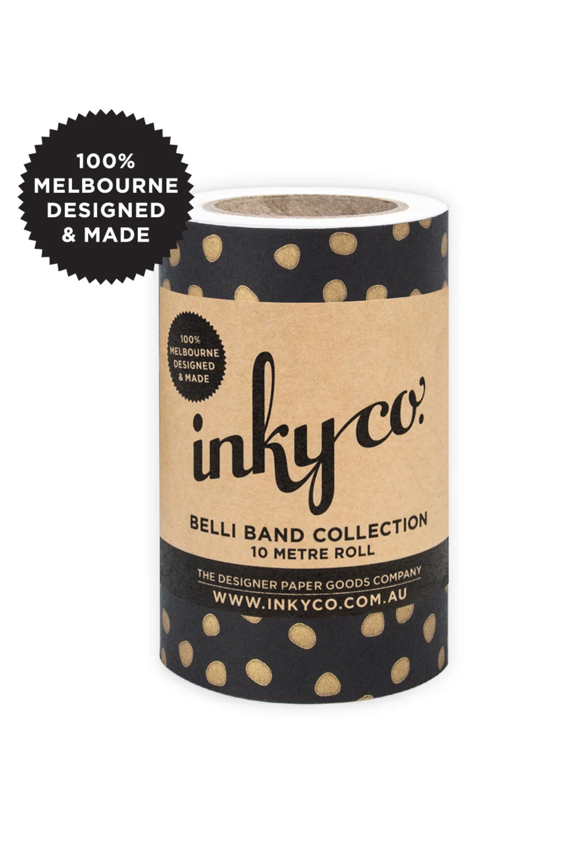 Belli Band - Pebbles Gold Black Kraft