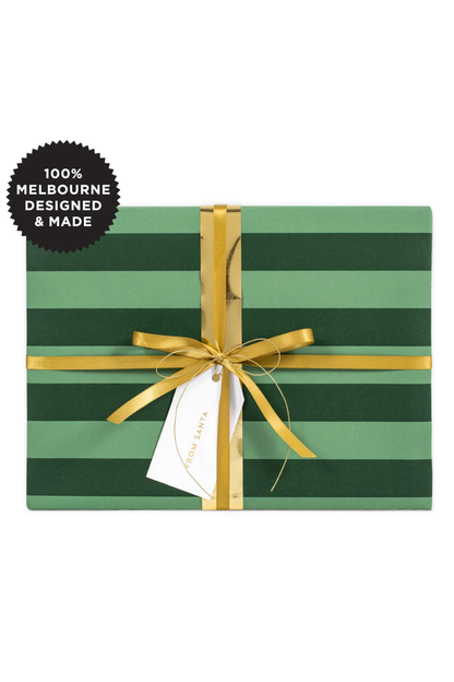 Wrapping Paper - Stripe Green