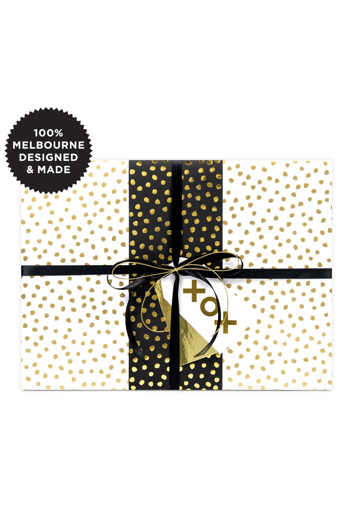 Wrapping Paper - Pebbles Gold
