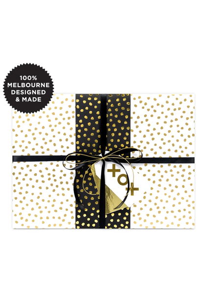 Wrapping Paper - Pebbles Gold