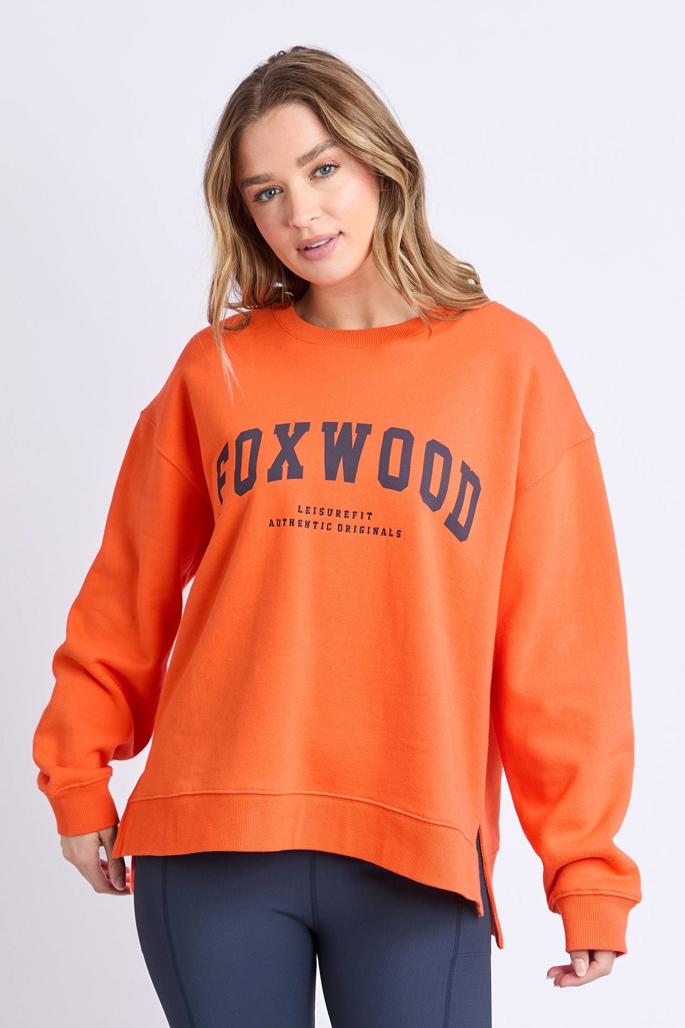 Interval Crew - Orange/Navy