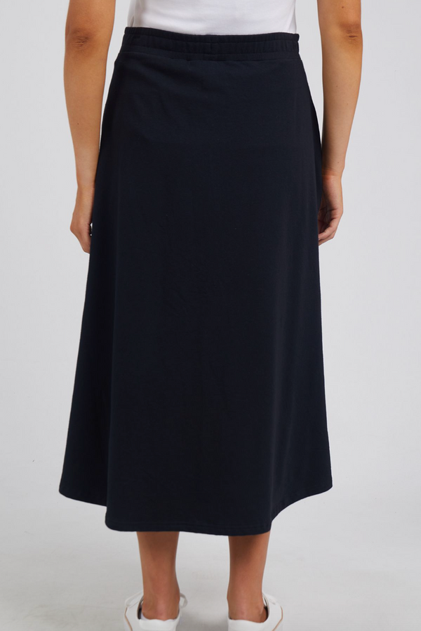 Ivy Fleece Skirt - Black