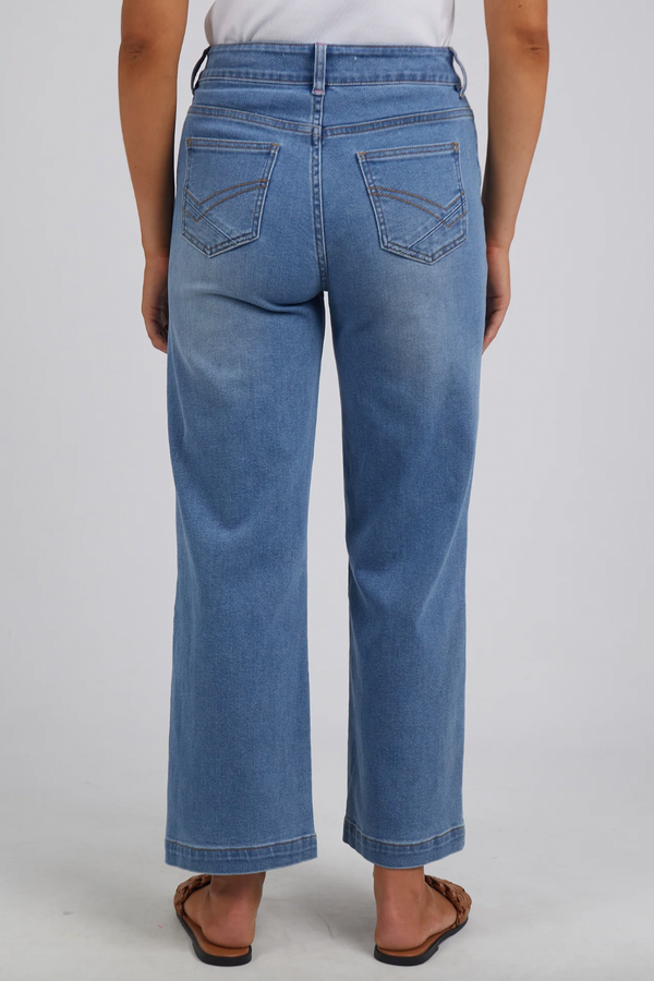 Izzy Wide Leg Jean - Lt Blue