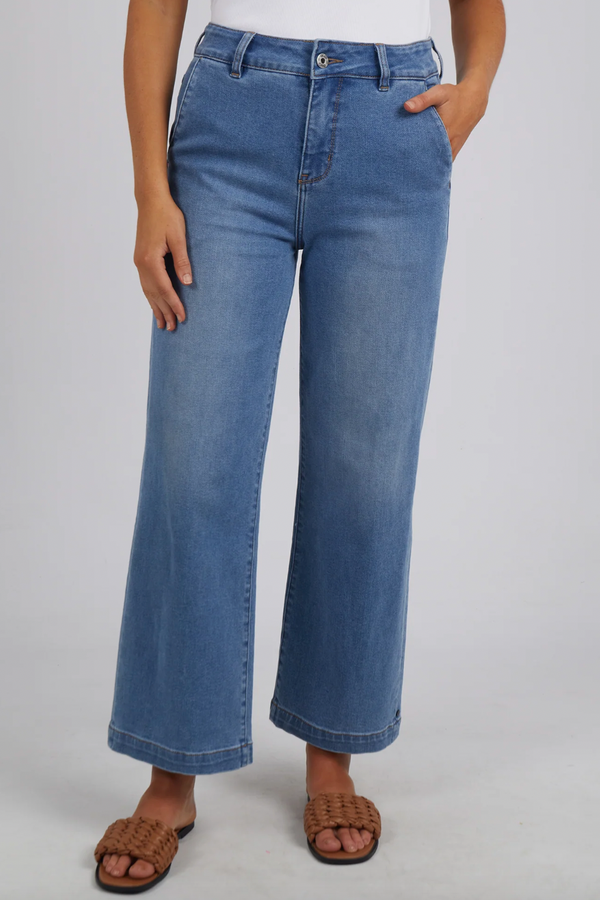Izzy Wide Leg Jean - Lt Blue