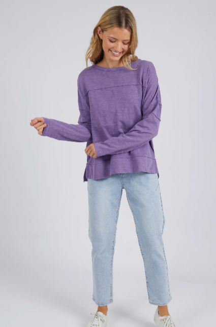 Jayne Throw on Top - Lavender