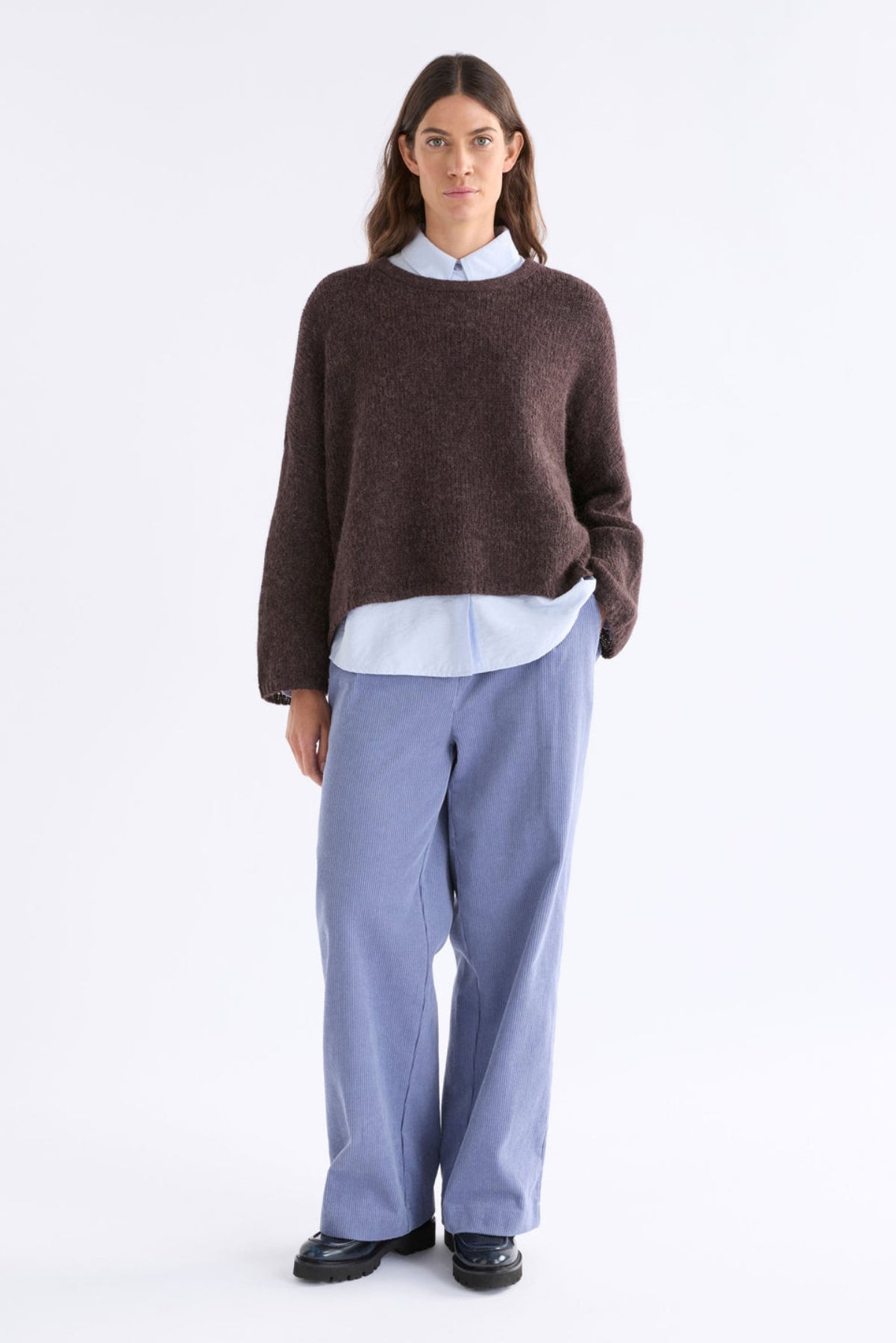 Elk Agna Sweater - Chestnut
