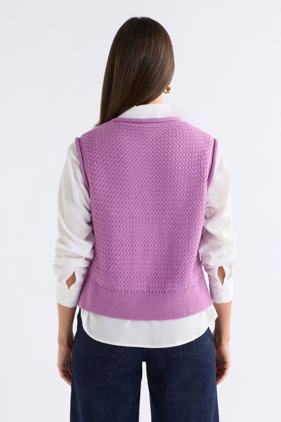 Elk Naya Knit Vest - Violet