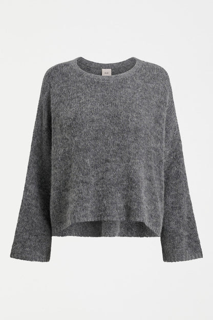 Elk Agna Sweater - Mid Grey Marle
