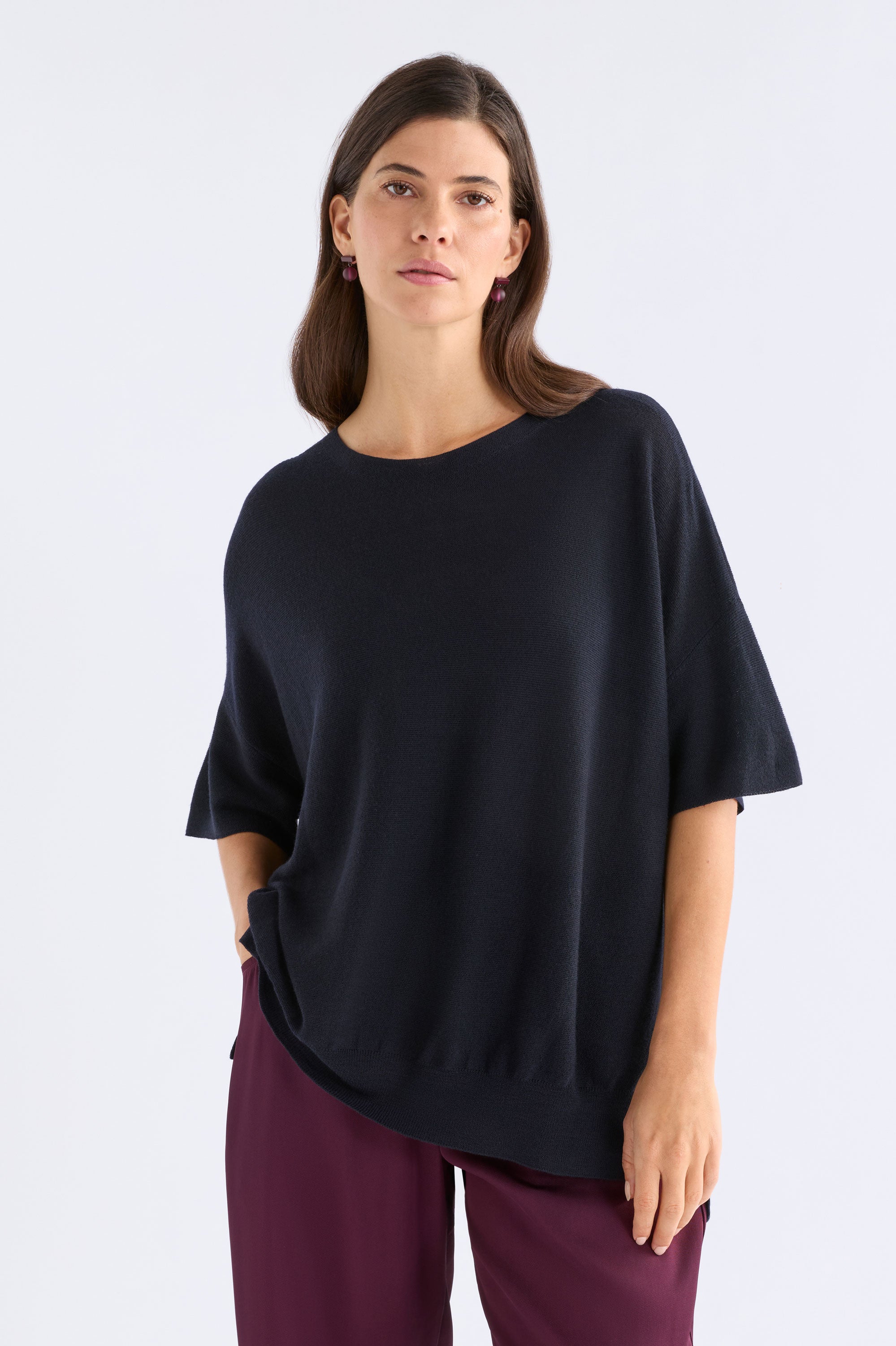 Elk Kita Knit Top - Midnight