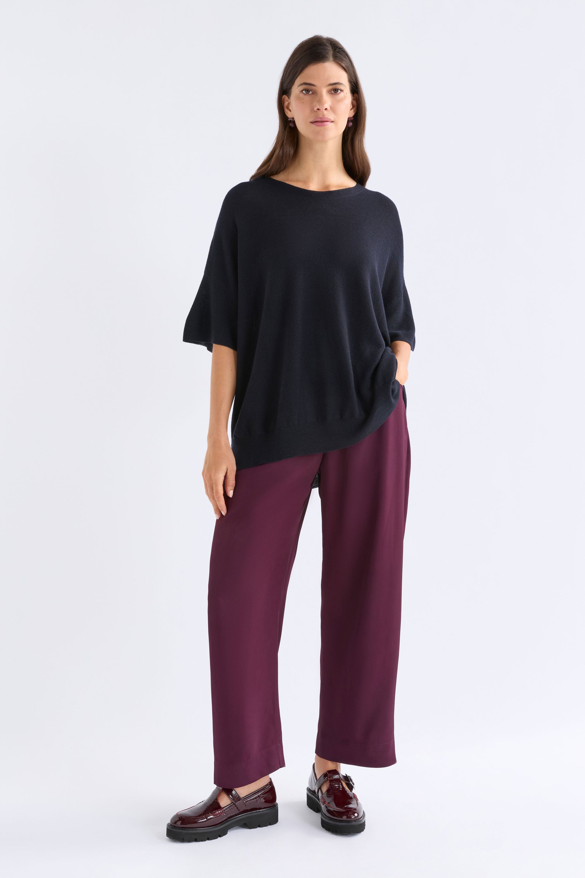 Elk Kita Knit Top - Midnight