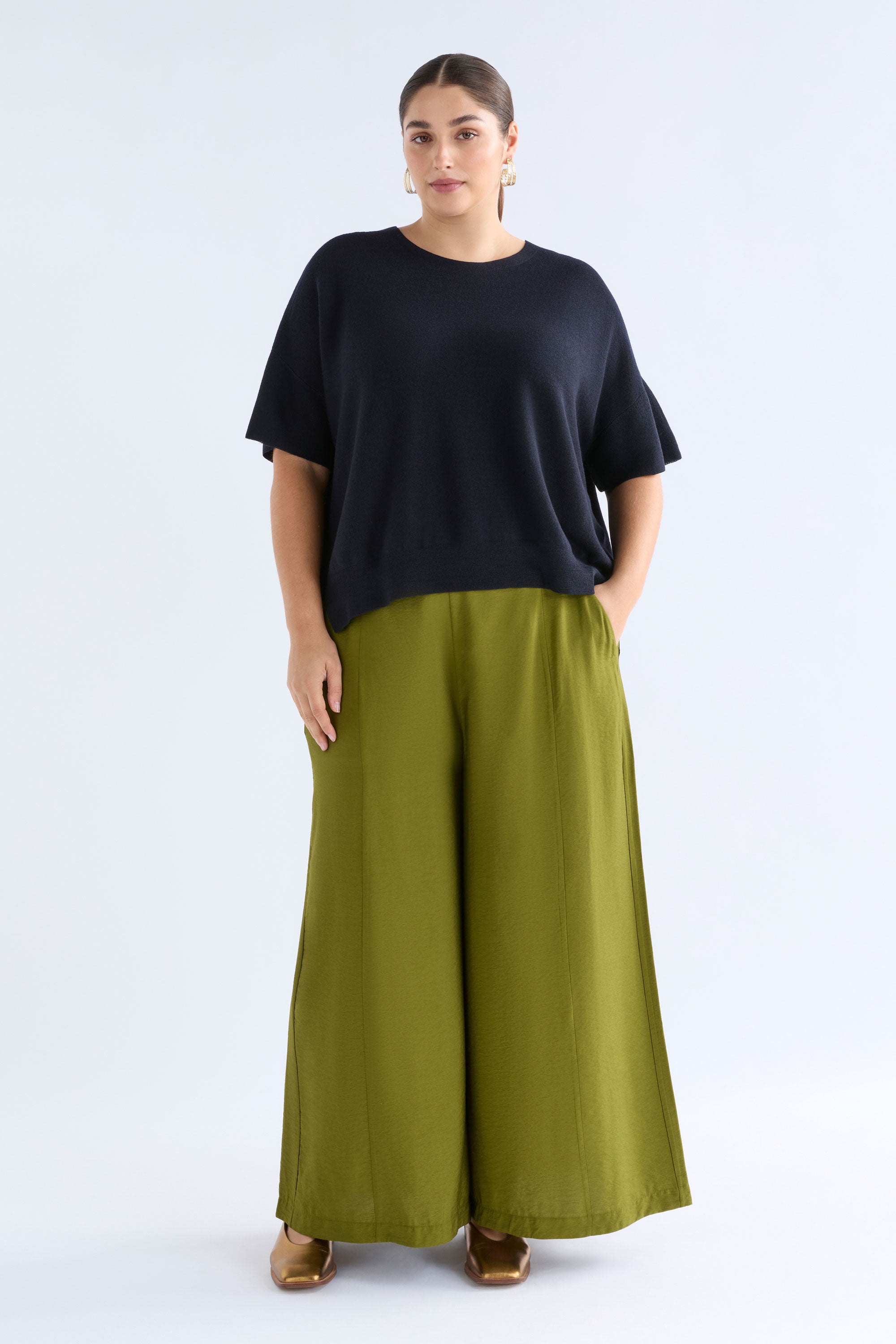 Elk Kita Knit Top - Midnight