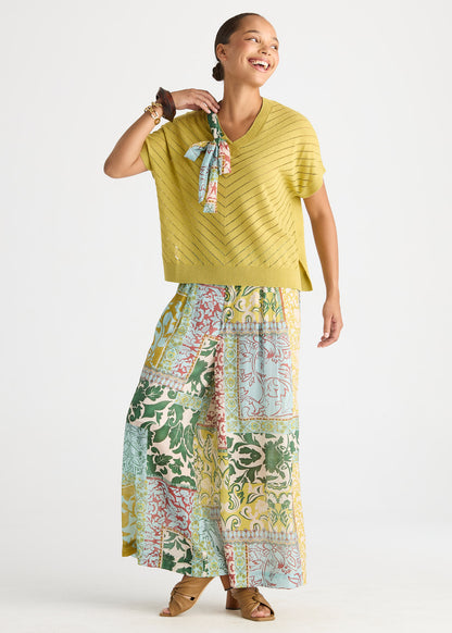 Scarf Detail Top - Acacia