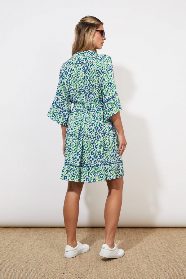 Lamu Tie Dress - Savanna Blue