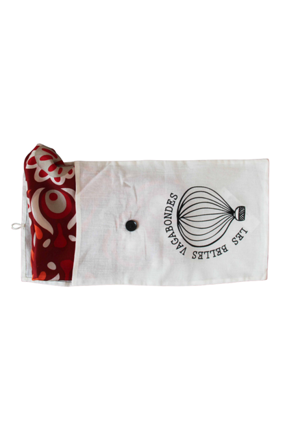 Les Belles Vagabondes Anastasia Silk Scarf - Khaki