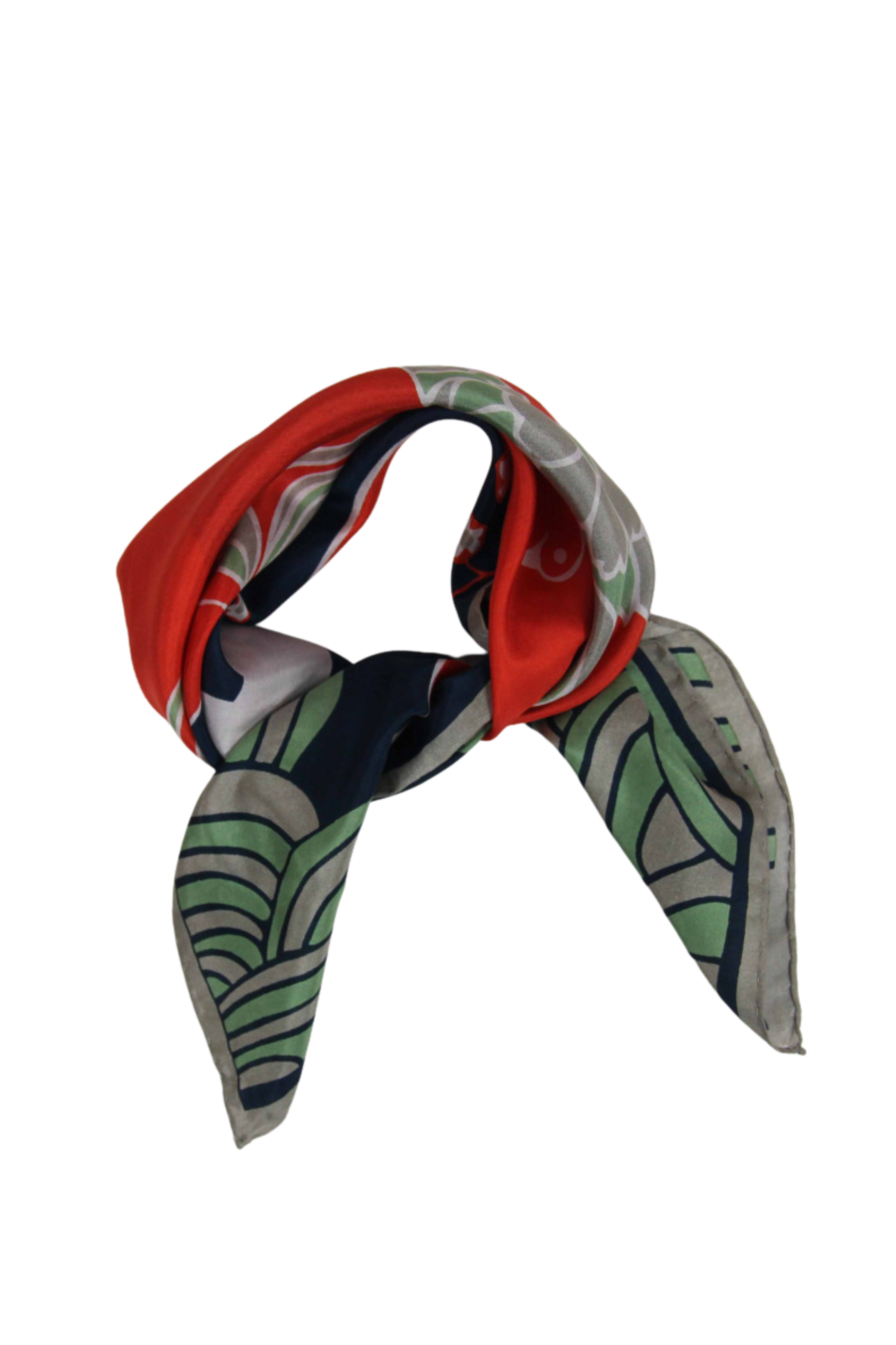 Les Belles Vagabondes Mini Agami Scarf - Marine Navy