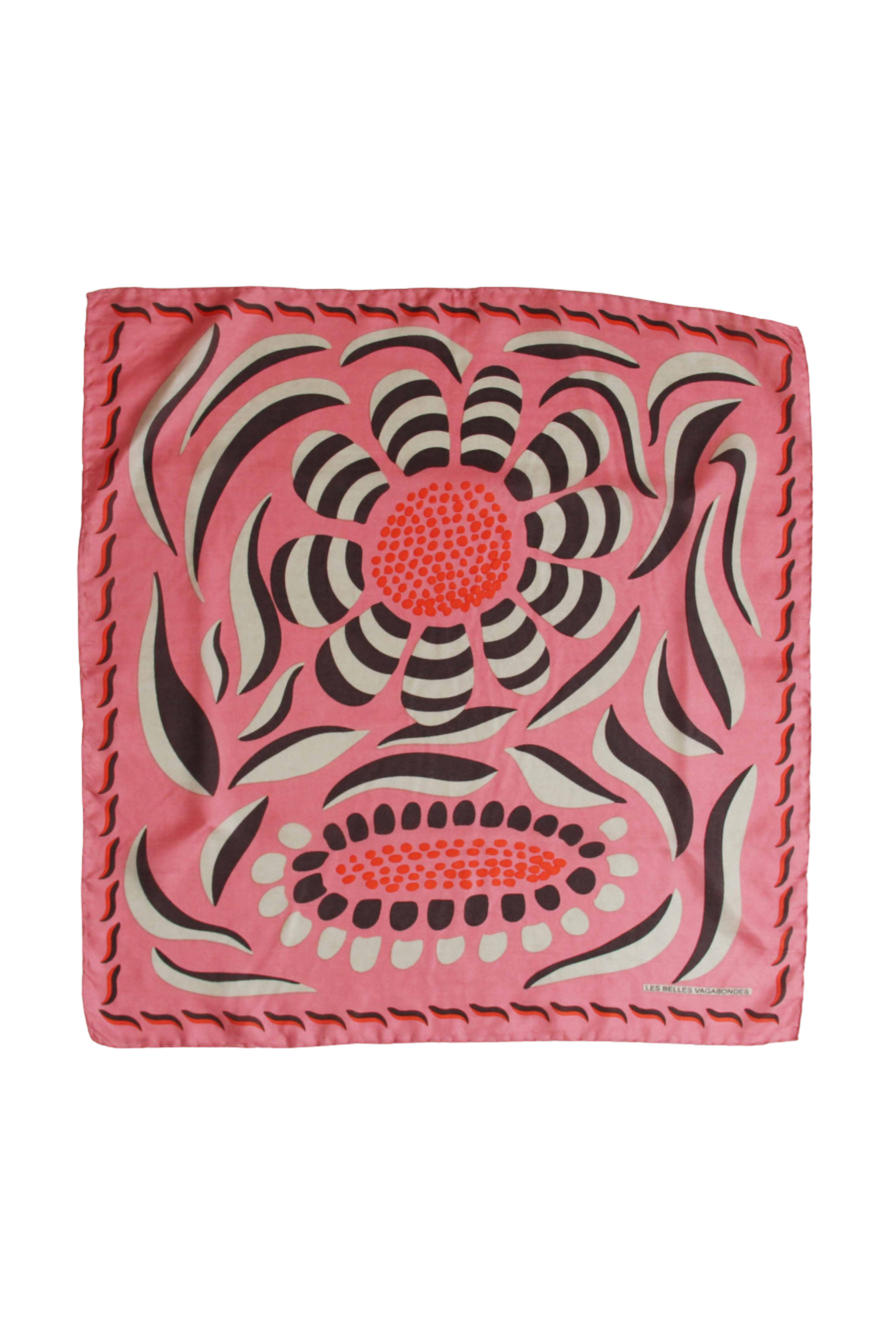 Les Belles Vagabondes Mini Forget Me Not Scarf - Rose