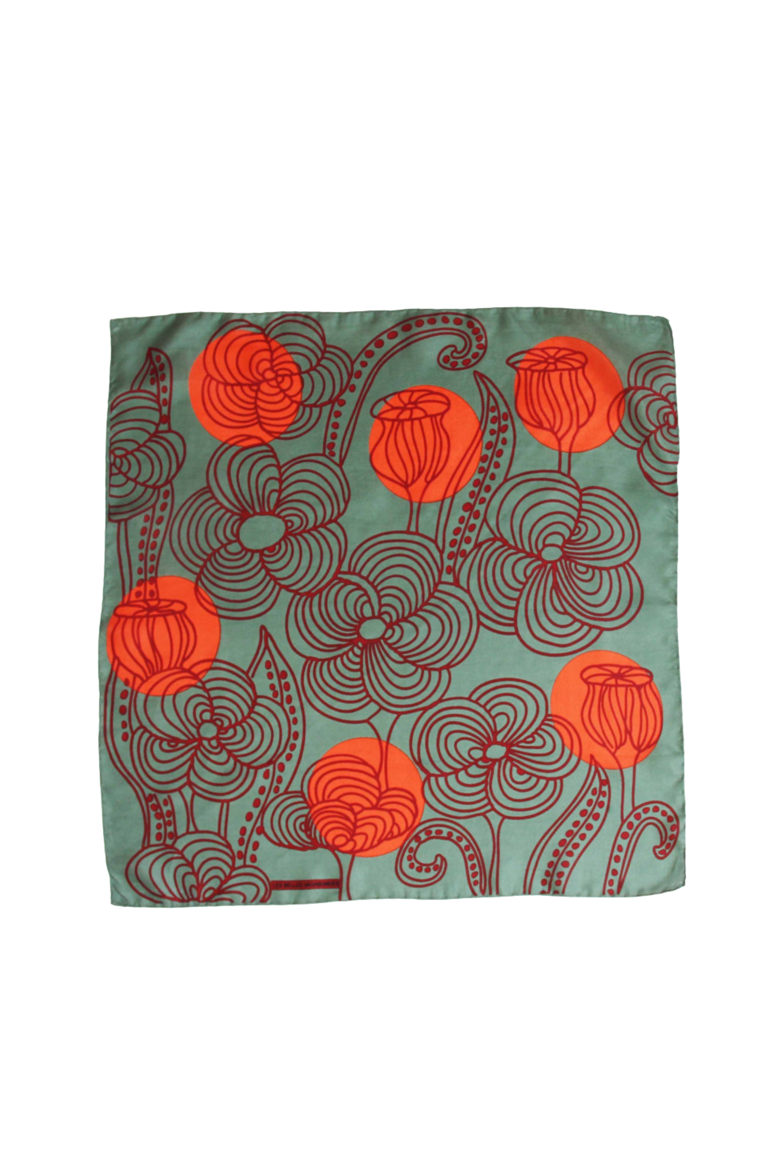 Les Belles Vagabondes Mini Mandalay Scarf - Khaki