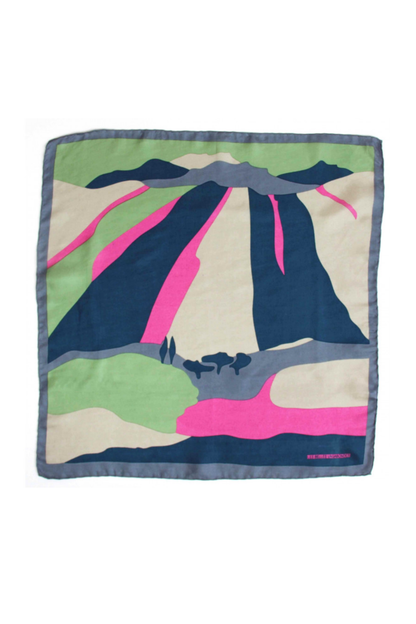 Les Belles Vagabondes Mini Vivaro Scarf - Fuchsia