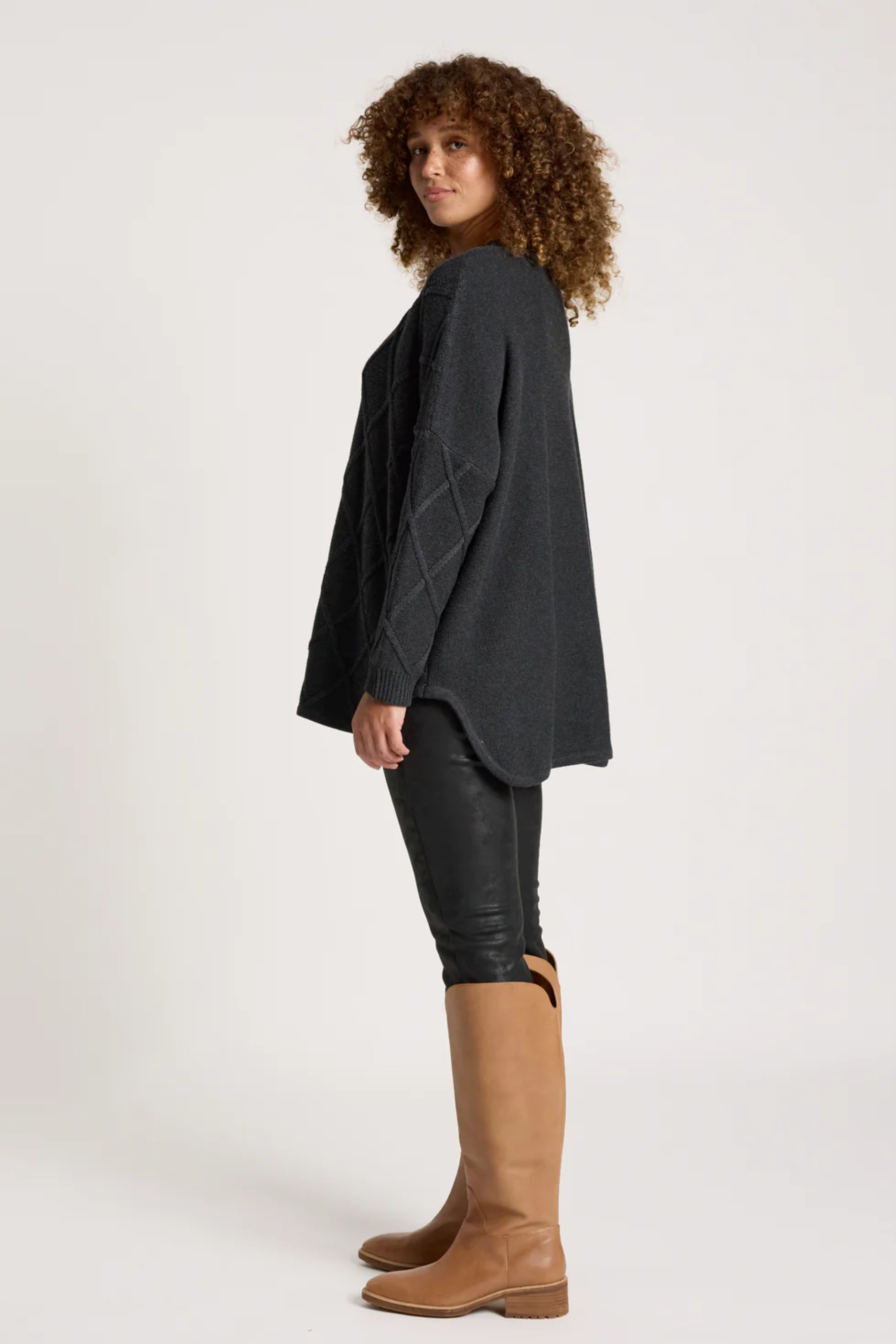 Liora Relaxed Jumper - Char