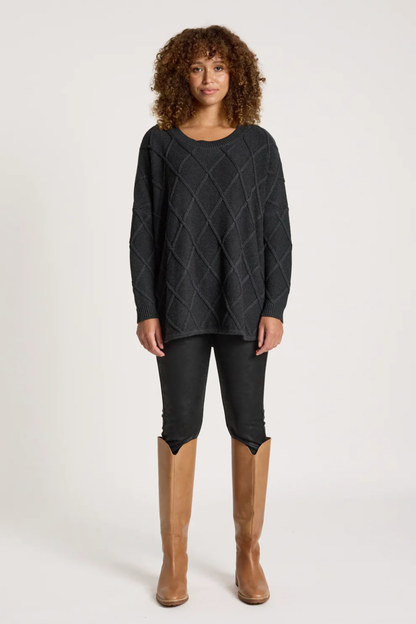 Liora Relaxed Jumper - Char