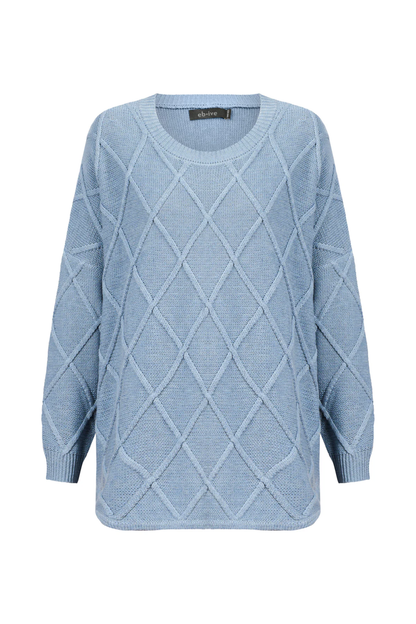 Liora Relaxed Jumper - Lake