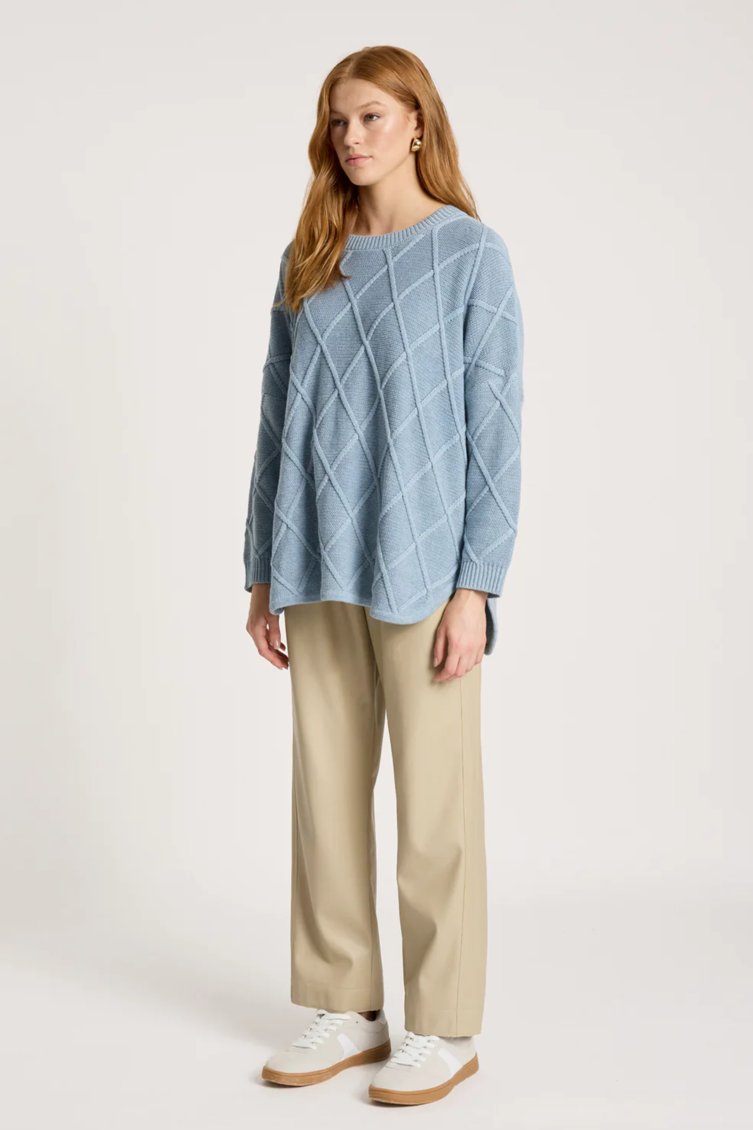 Liora Relaxed Jumper - Lake