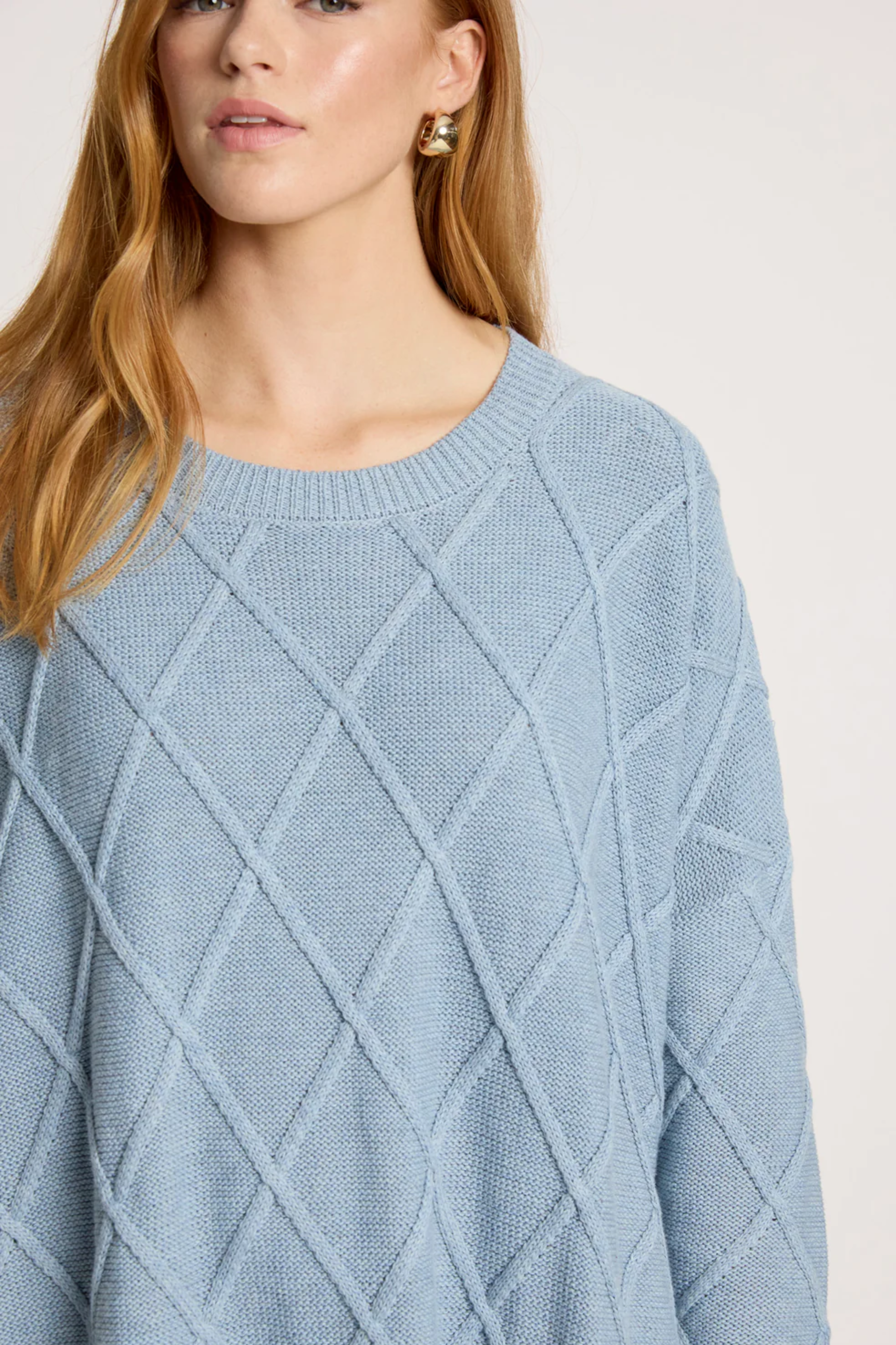 Liora Relaxed Jumper - Lake