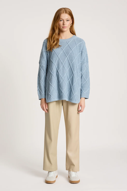 Liora Relaxed Jumper - Lake