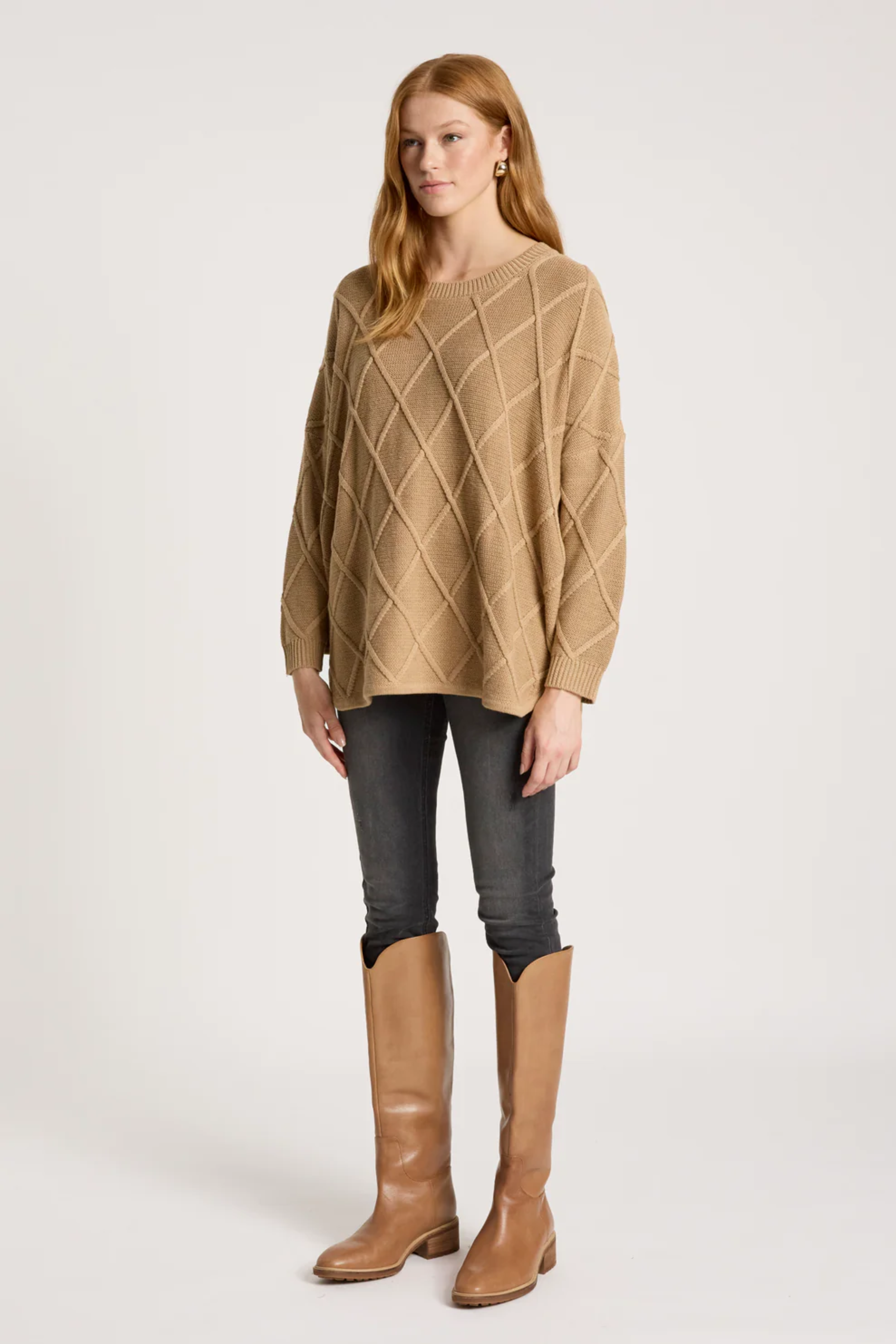 Liora Relaxed Jumper - Mocha