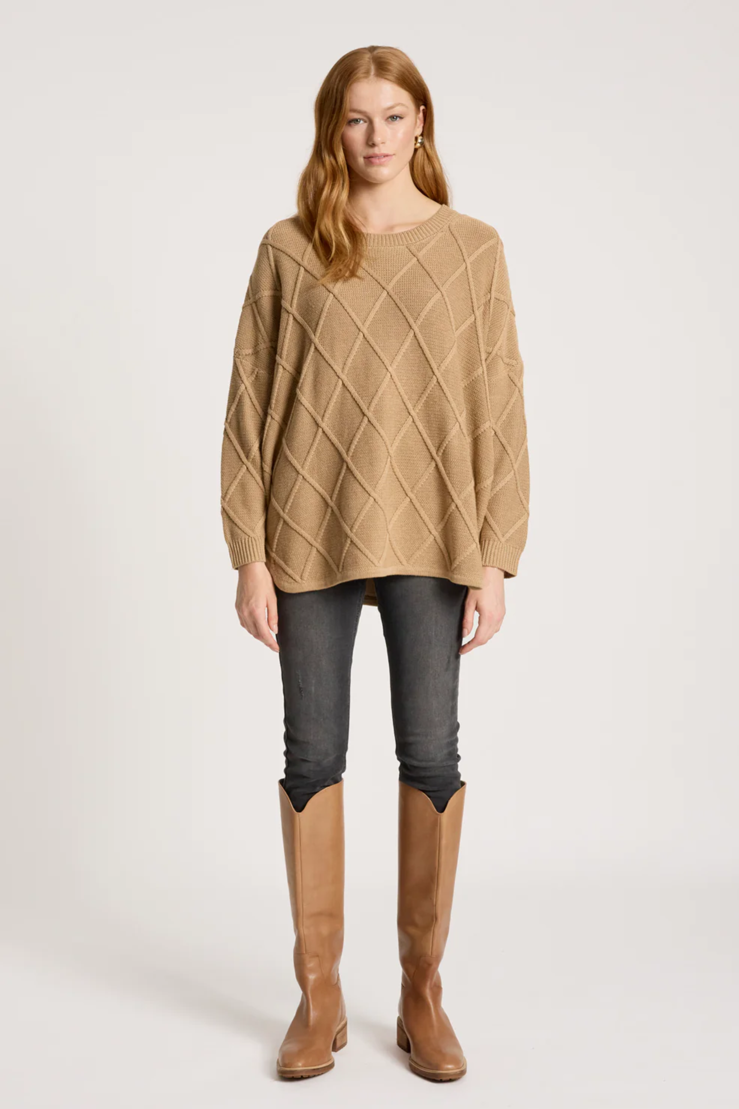 Liora Relaxed Jumper - Mocha