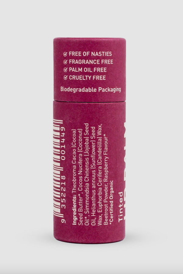 Organic Lip Balm 15g - Raspberry