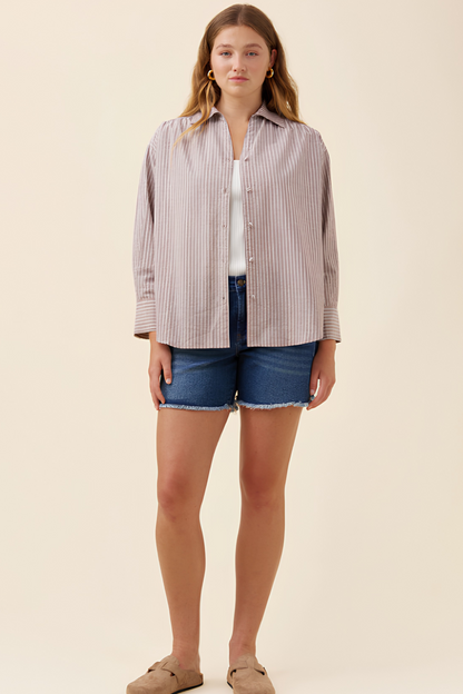 Lyndell Shirt - Taupe