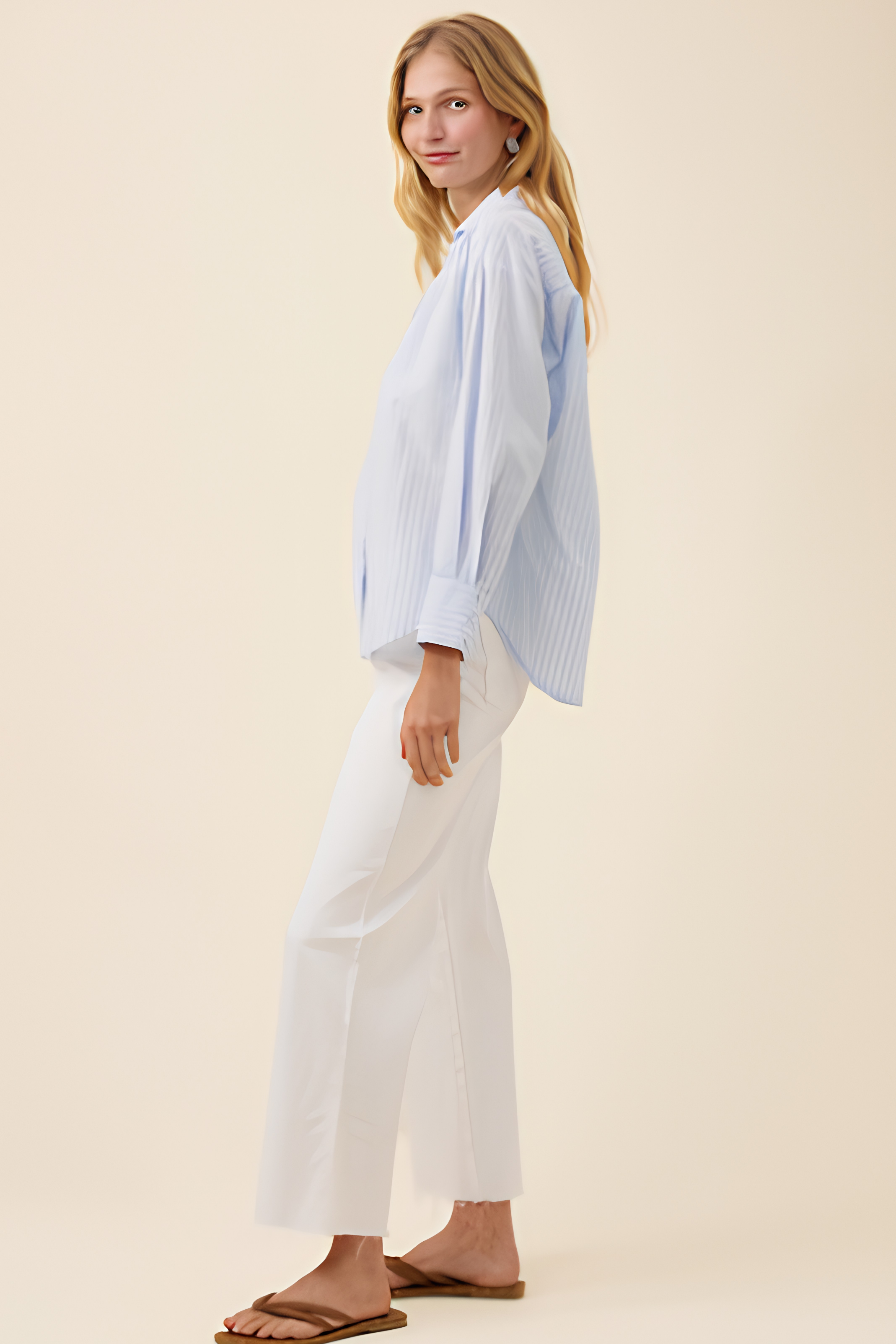 Lyndell Shirt - Light Blue