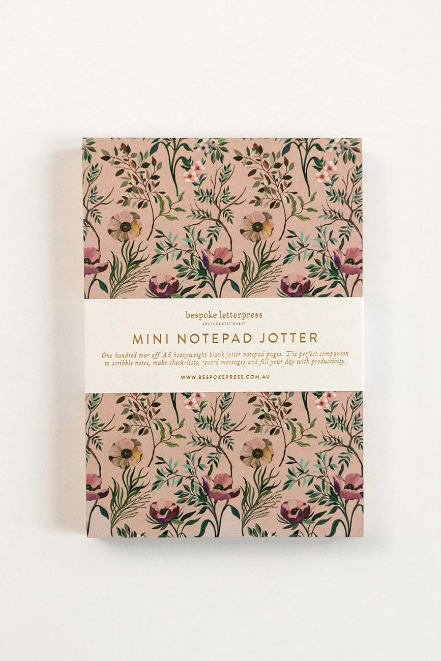 Notepad Mini Jotter - Dancing Poppies