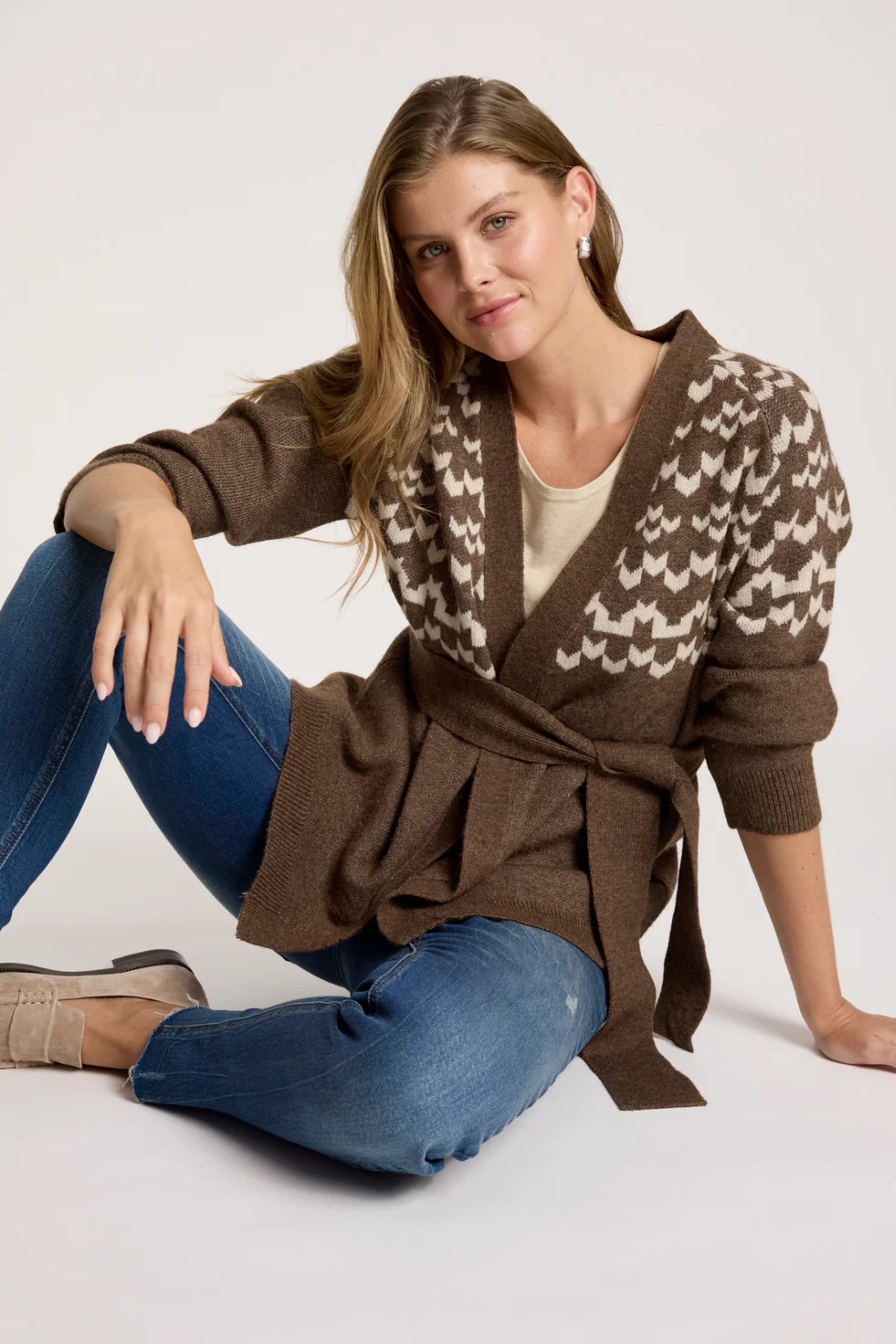 Maasai Cardigan - Cocoa/Dune