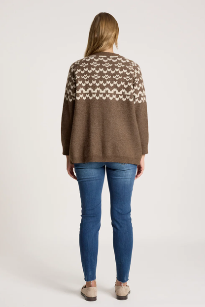 Maasai Cardigan - Cocoa/Dune
