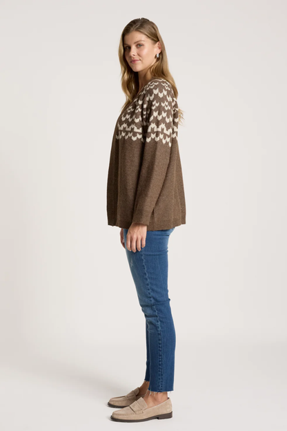 Maasai Cardigan - Cocoa/Dune
