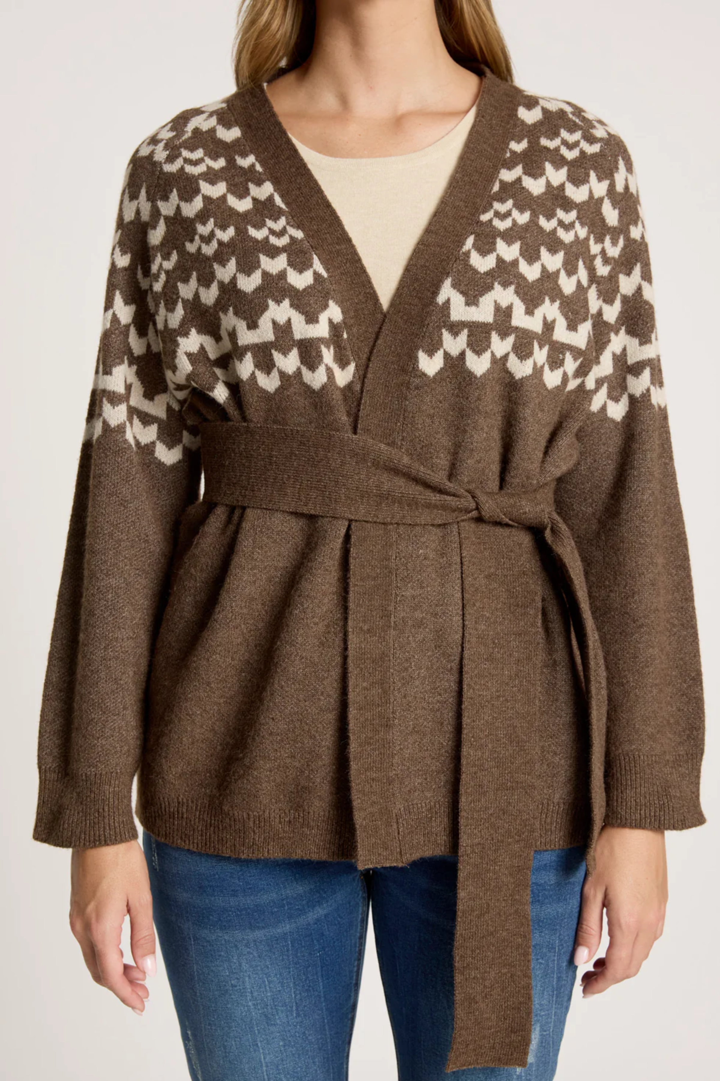Maasai Cardigan - Cocoa/Dune