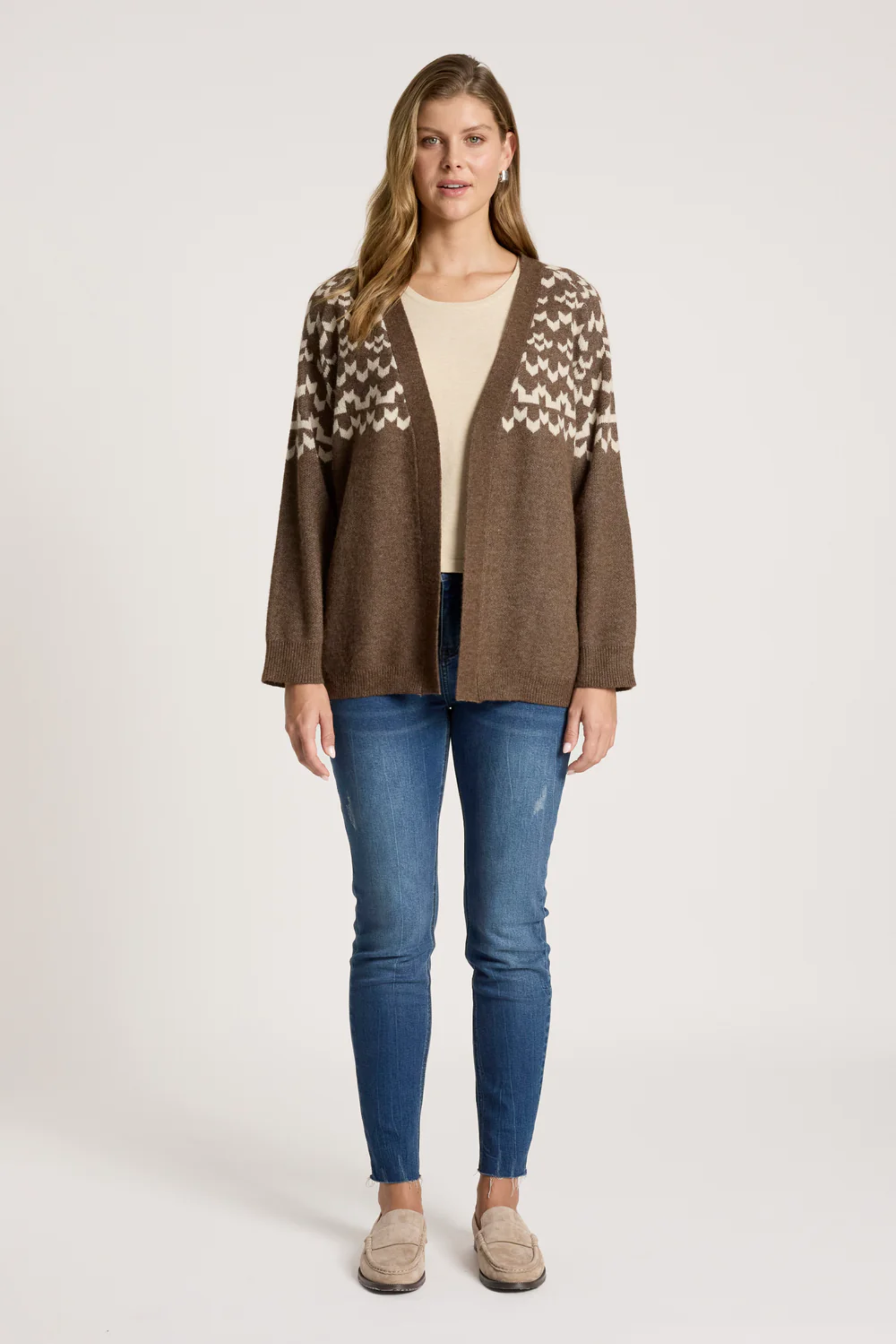 Maasai Cardigan - Cocoa/Dune