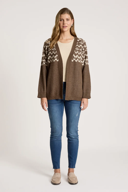 Maasai Cardigan - Cocoa/Dune