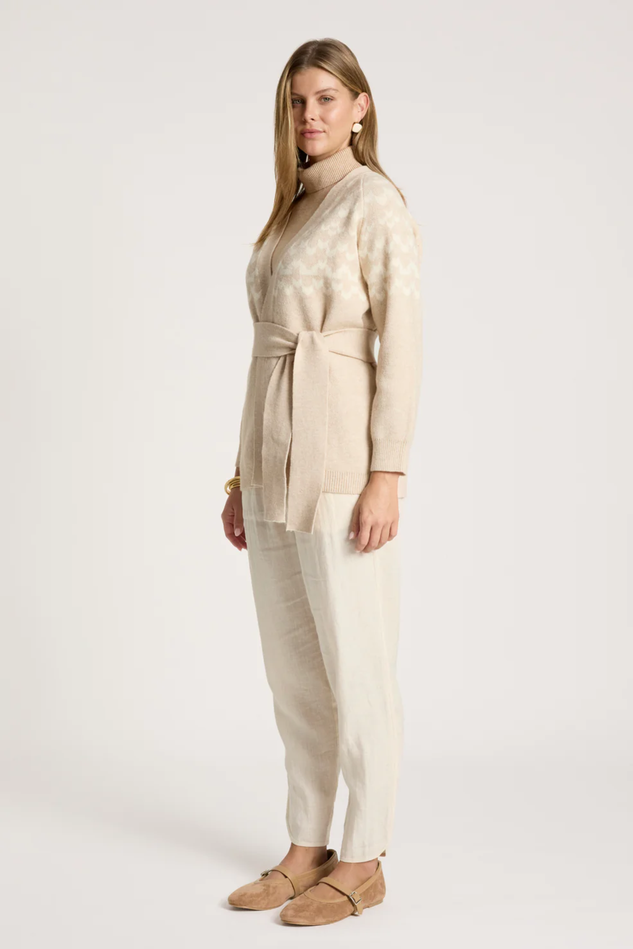 Maasai Cardigan - Dune/Bisque