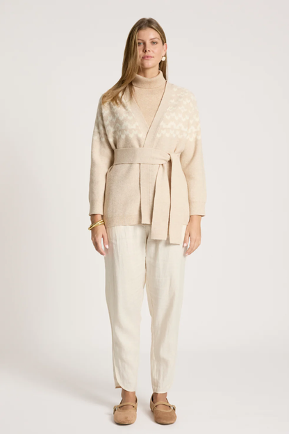 Maasai Cardigan - Dune/Bisque