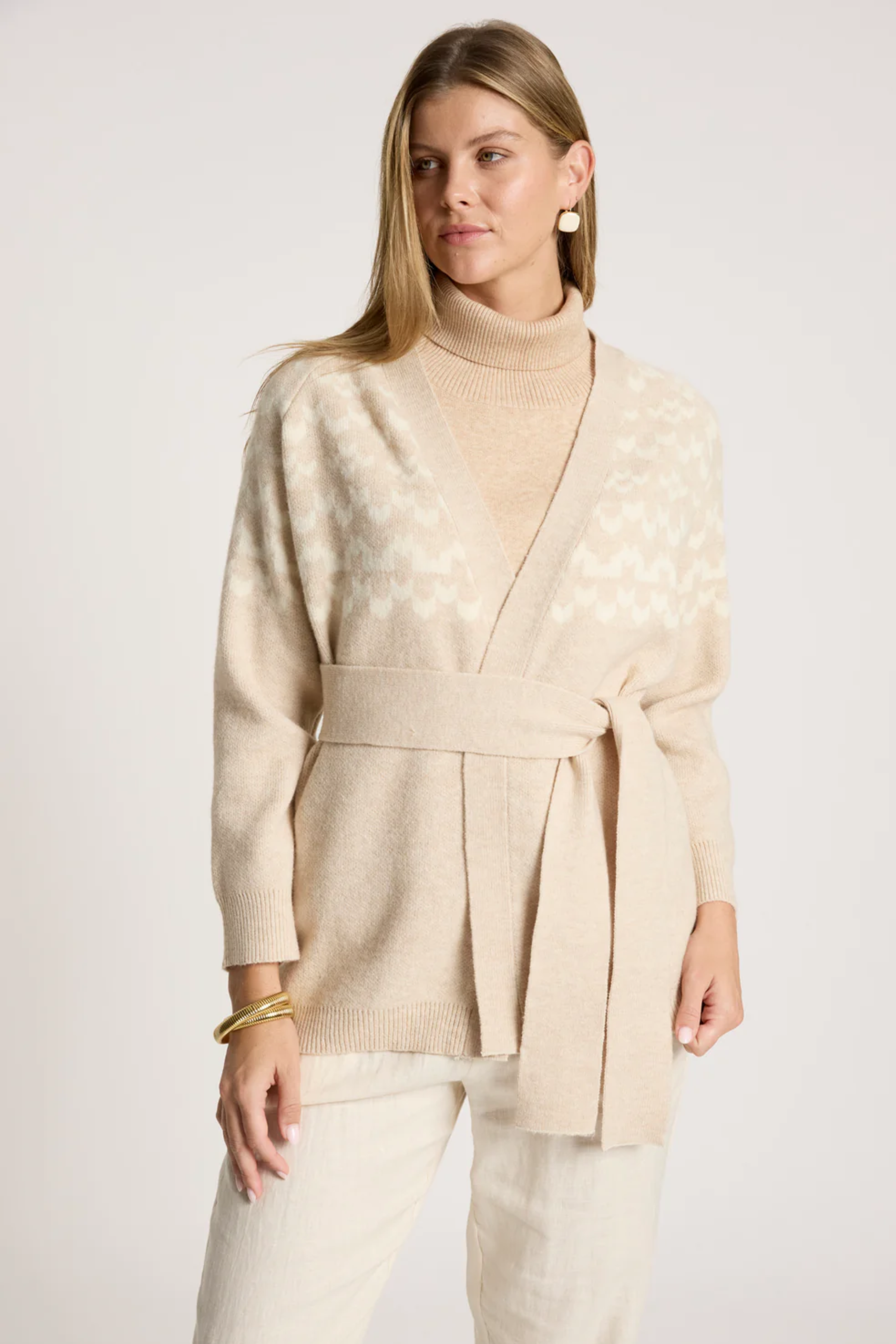 Maasai Cardigan - Dune/Bisque
