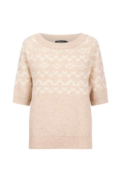 Maasai Knit Top - Dune/Bisque