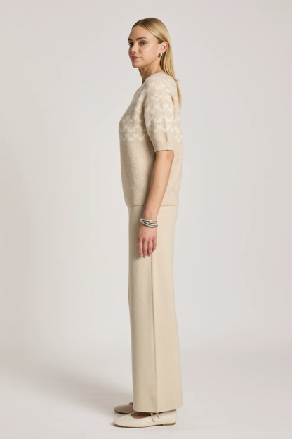 Maasai Knit Top - Dune/Bisque