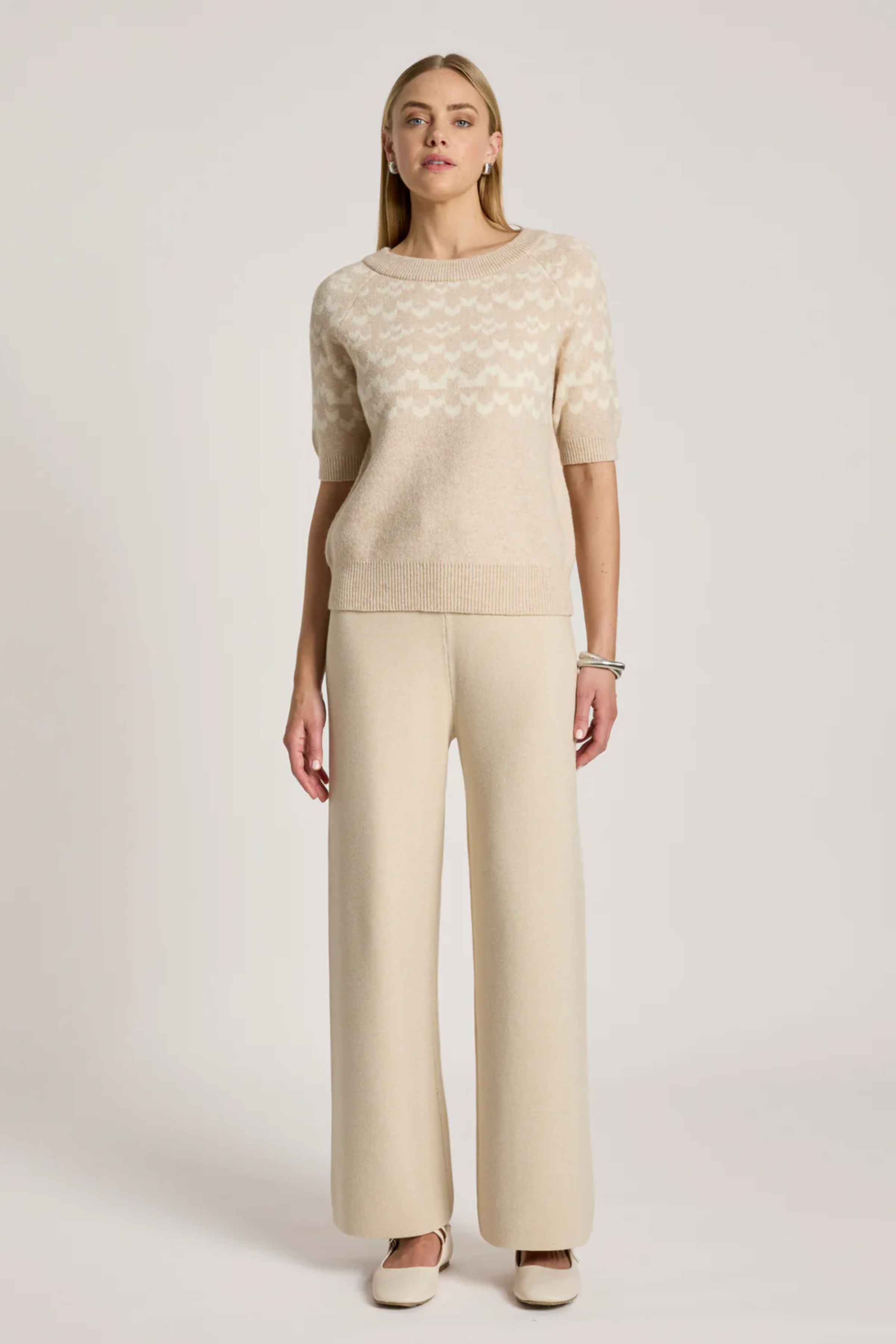 Maasai Knit Top - Dune/Bisque