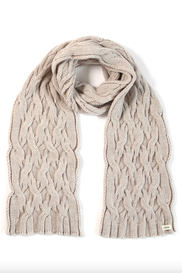 Mabel Merino Cable Scarf