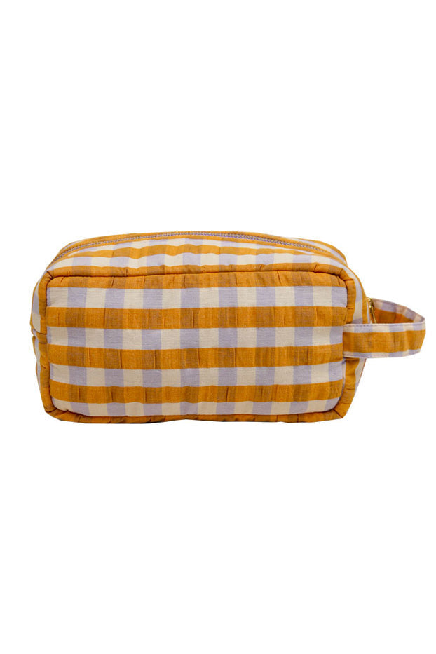 Dopp Kit - Mango Seersucker