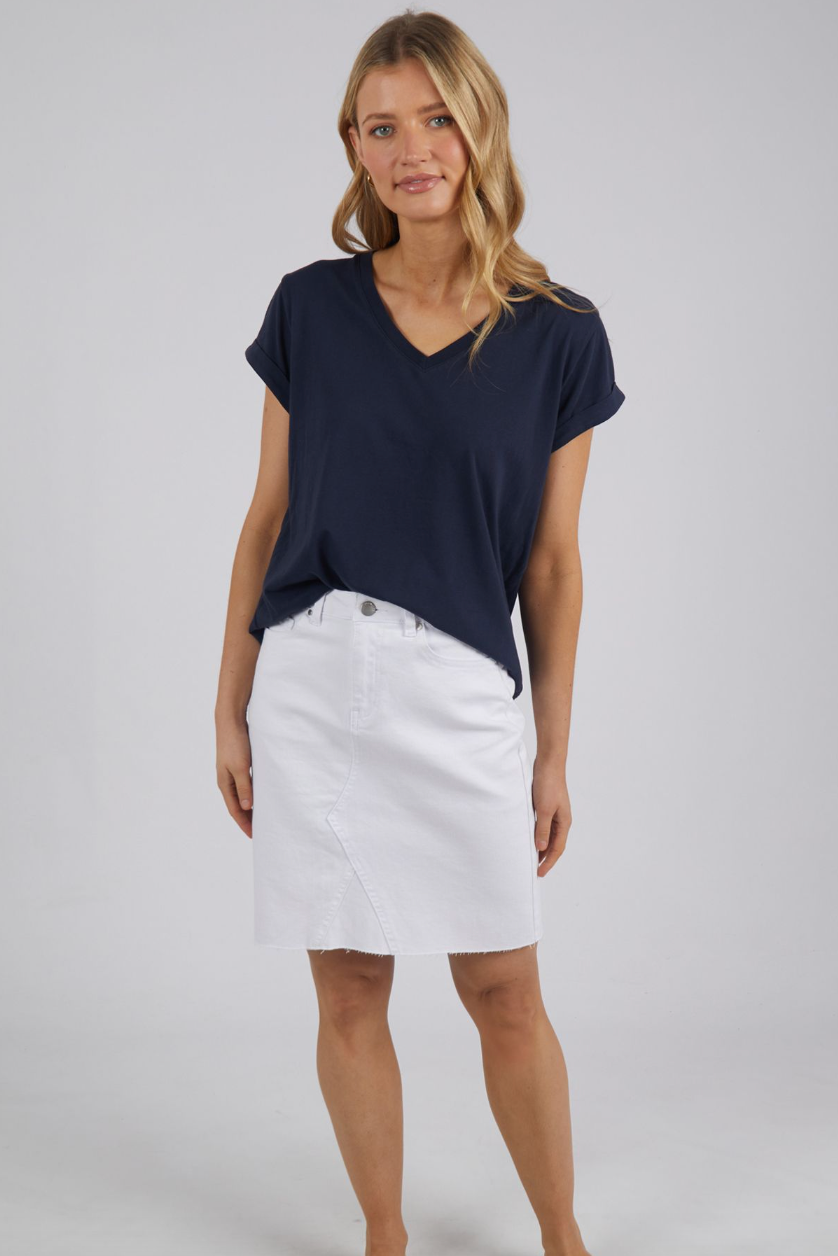 Foxwood Manly Vee Tee - Navy