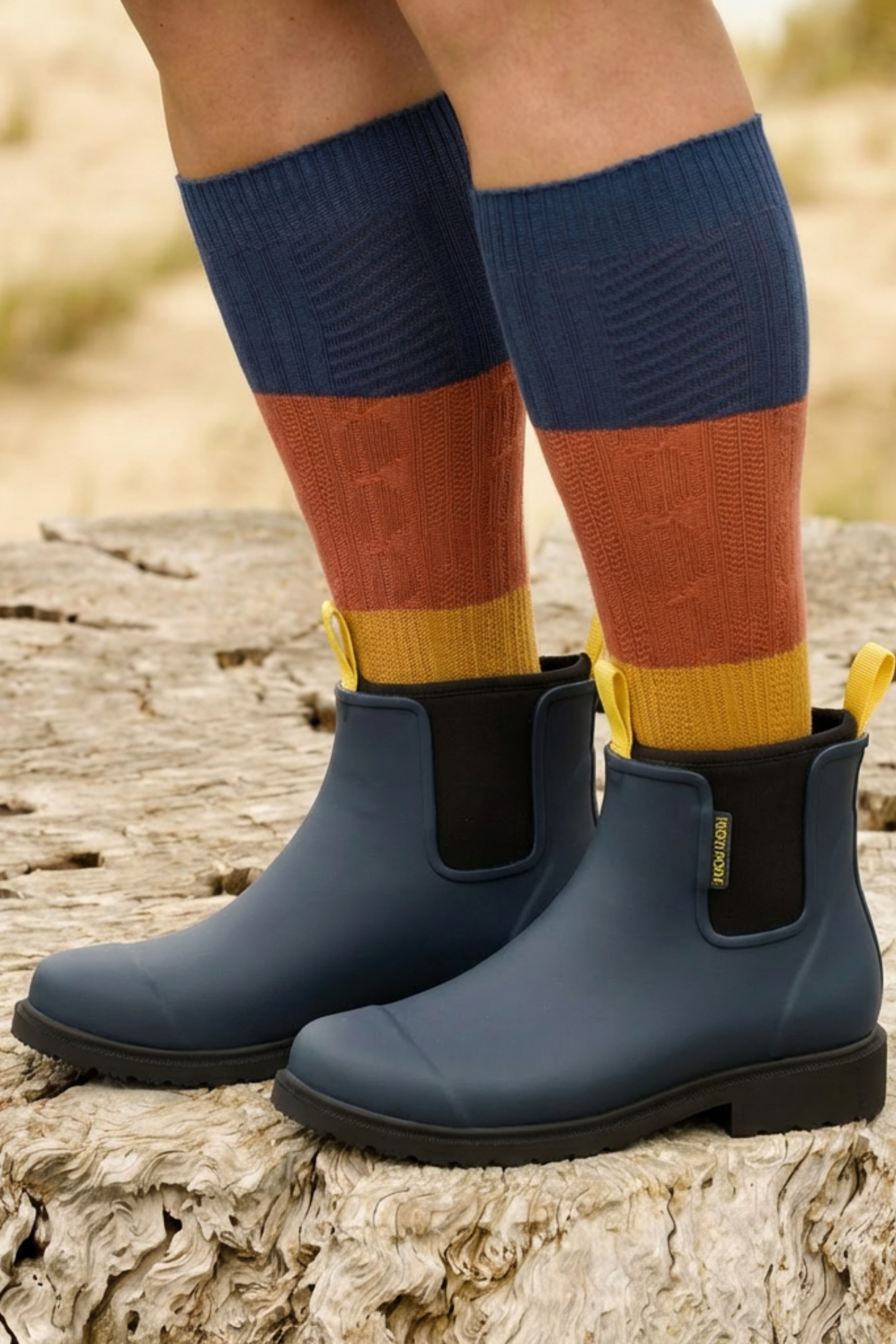 Merry People Bobbi Gumboots/Rainboots - Midnight Blue